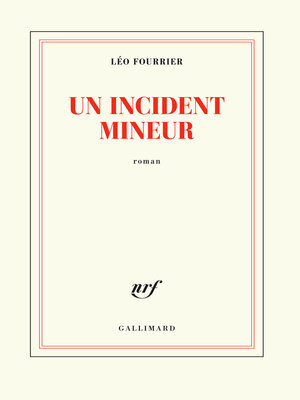 cover image of Un incident mineur